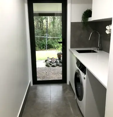 Laundry renovation in small space