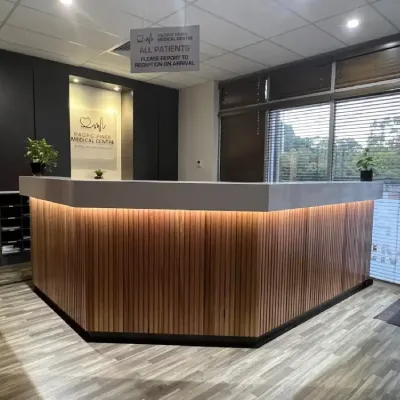Reception desk built for Pacific Pines Medical Centre
